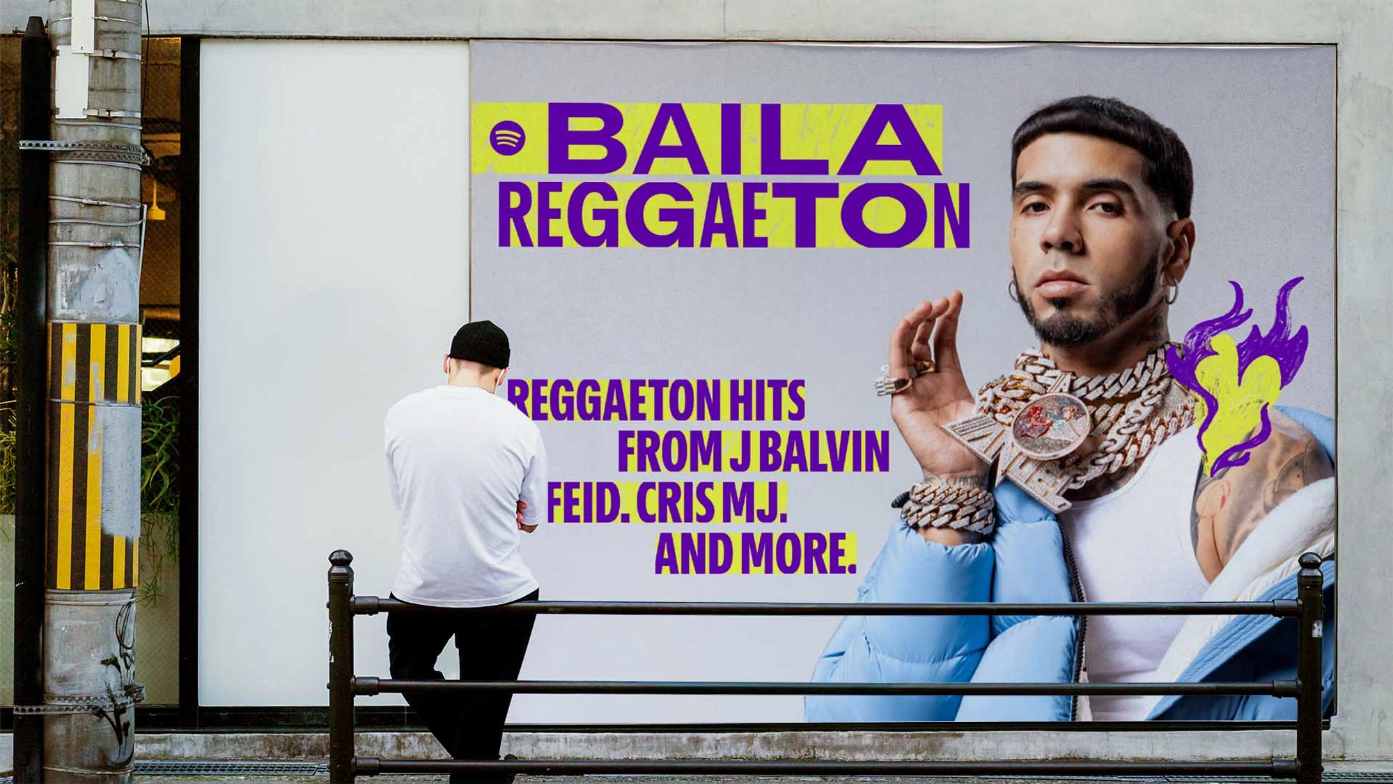 Identity for Spotify's Baila Reggaeton