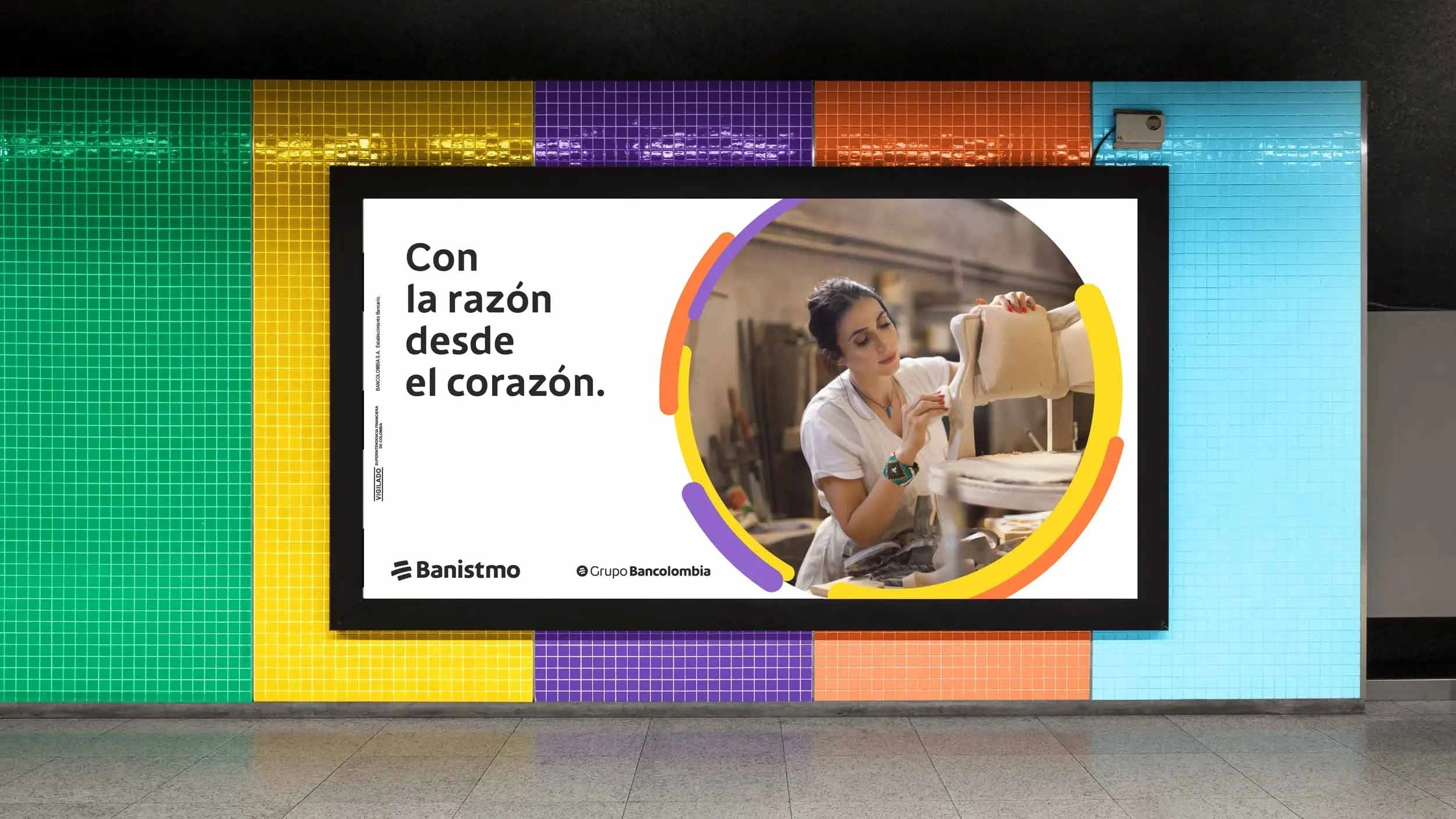 Bancolombia valla publicitaria Bancolombia valla publicitaria