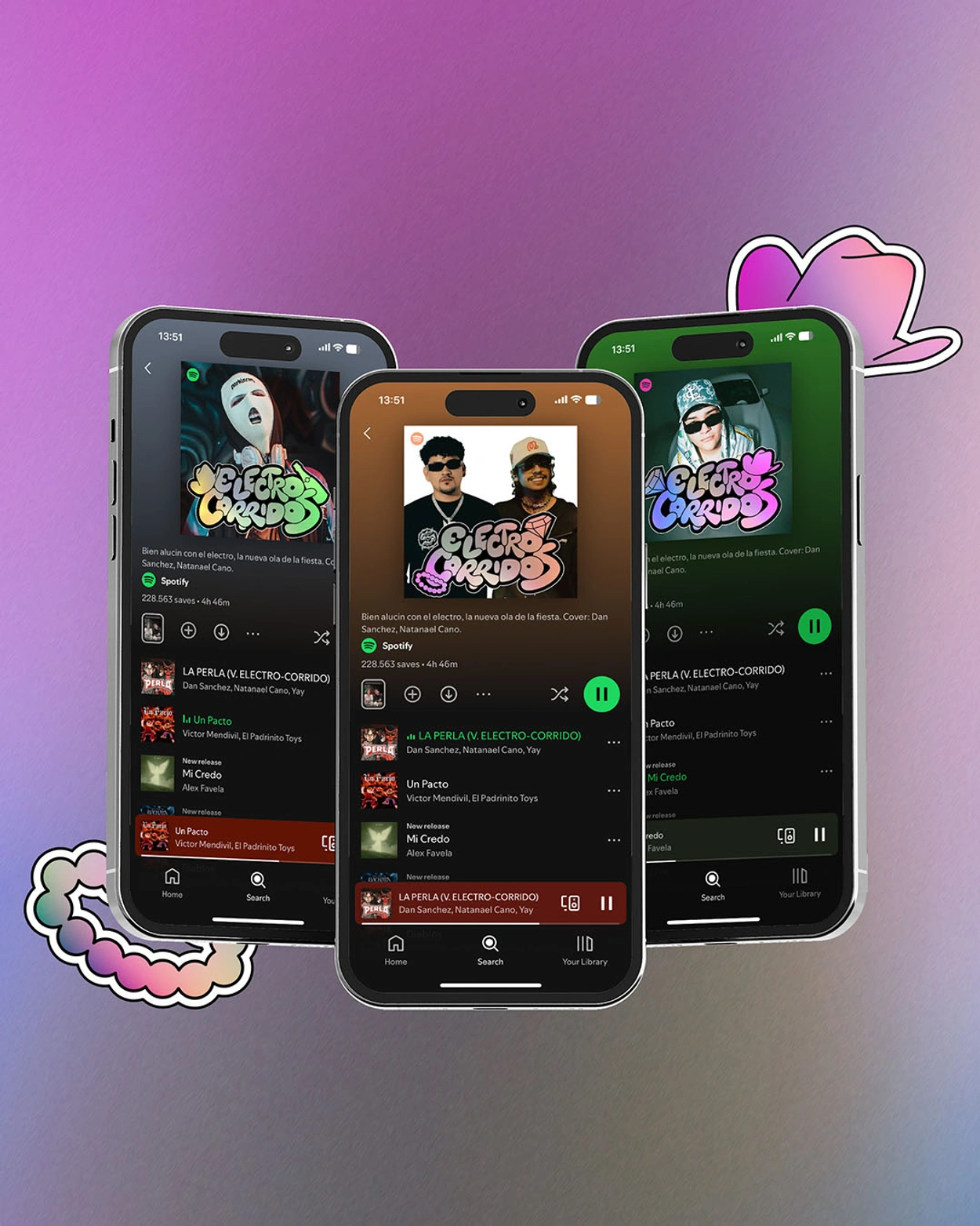 Covers on Spotify's iphone app