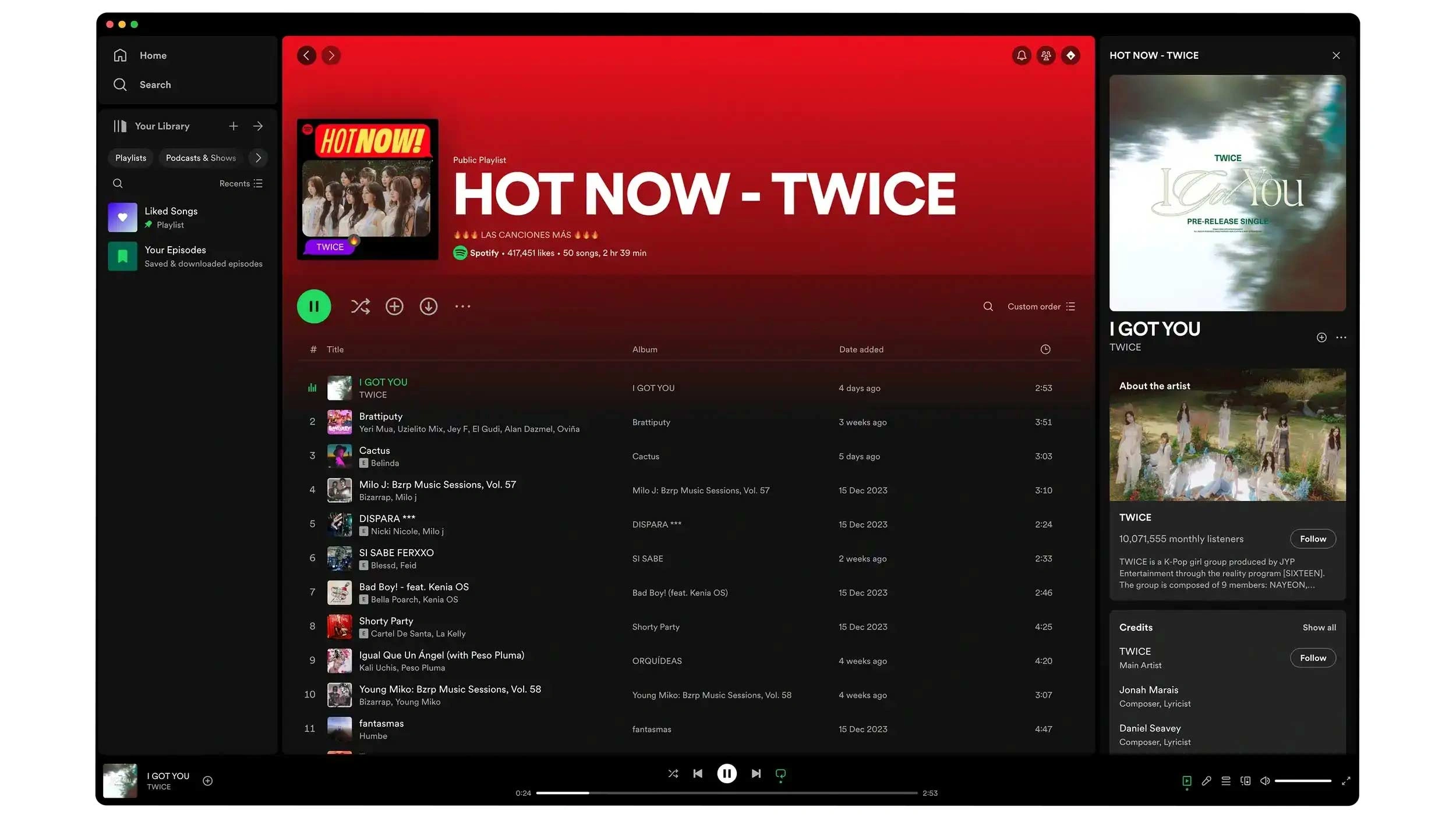 Spotify Hot Now Playlist Spotify Hot Now Playlist