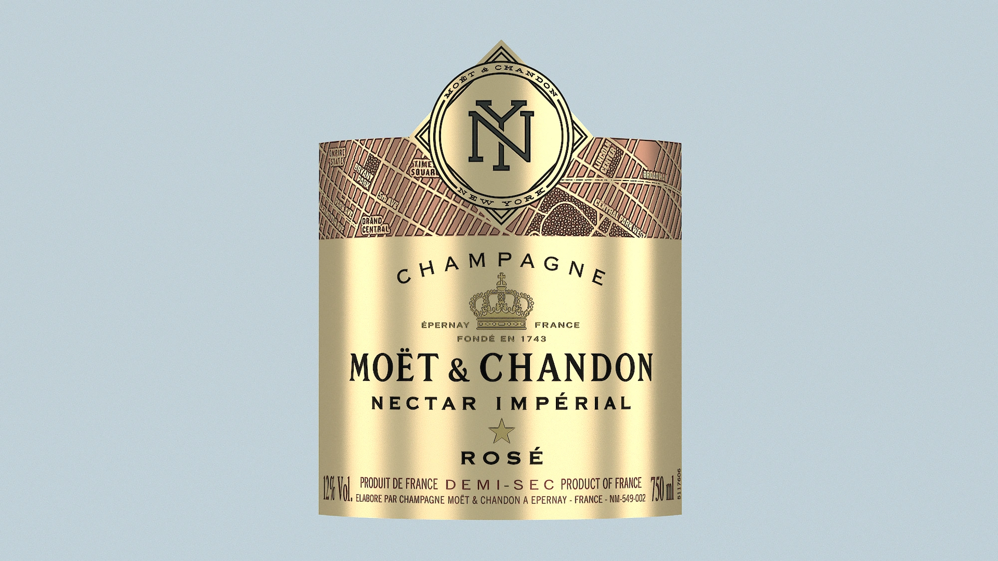 Diseño de packaging - Moët label Diseño de packaging - Moët label
