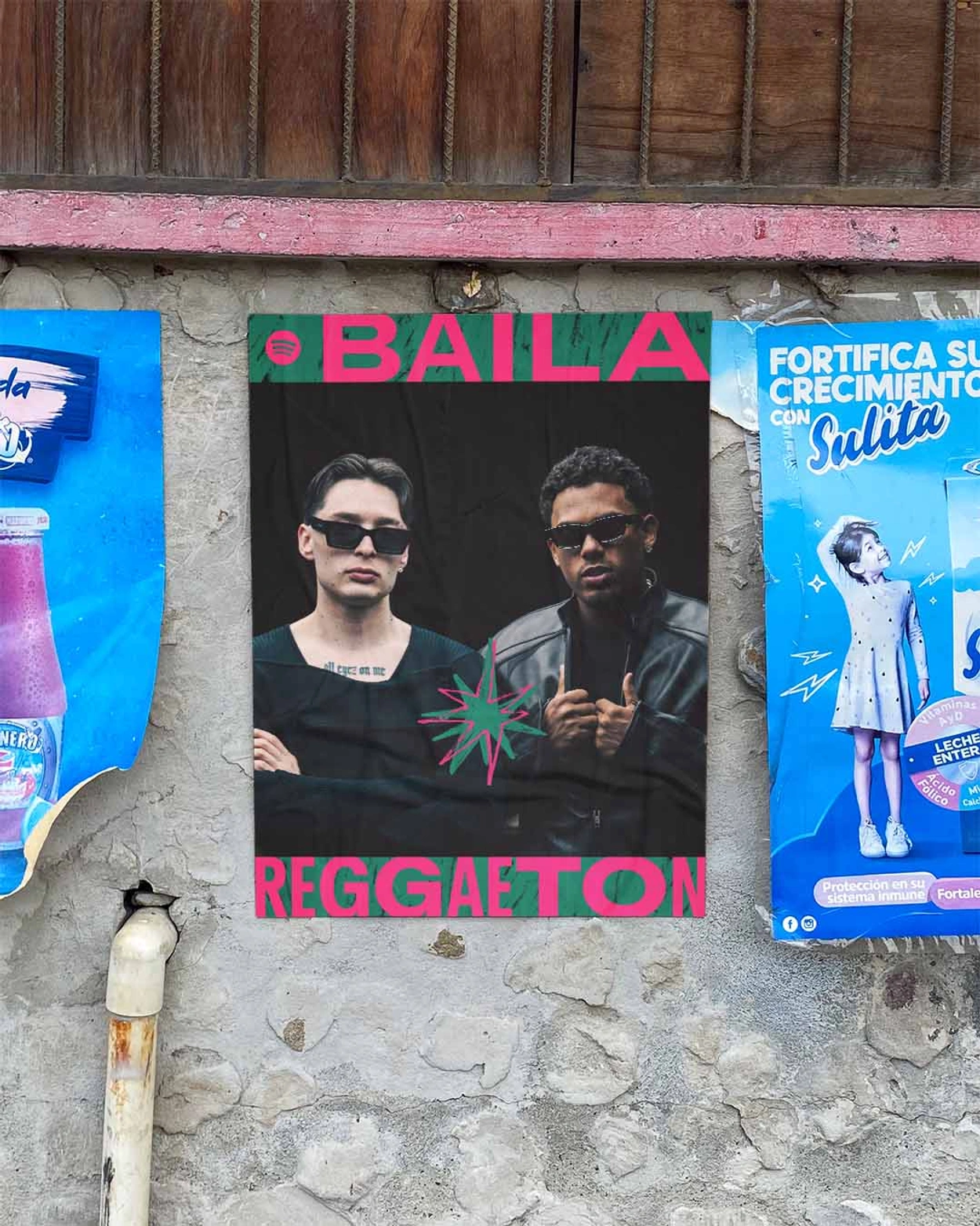 Identity for Spotify's Baila Reggaeton